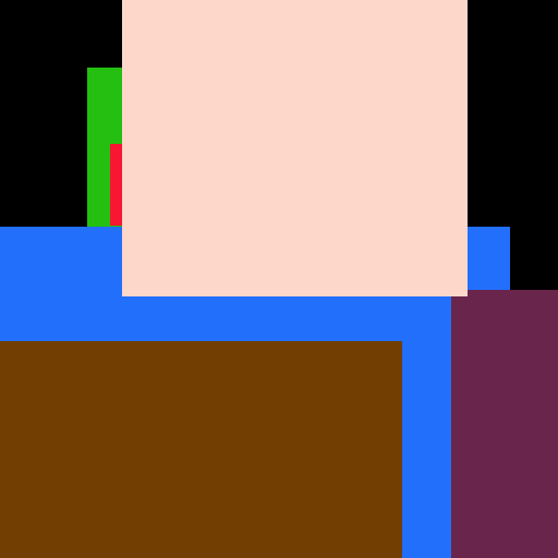 Moustache Blue Carrot Egg